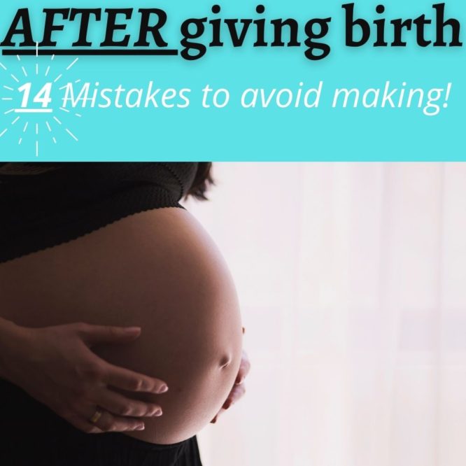 What not to do after giving birth at the hospital